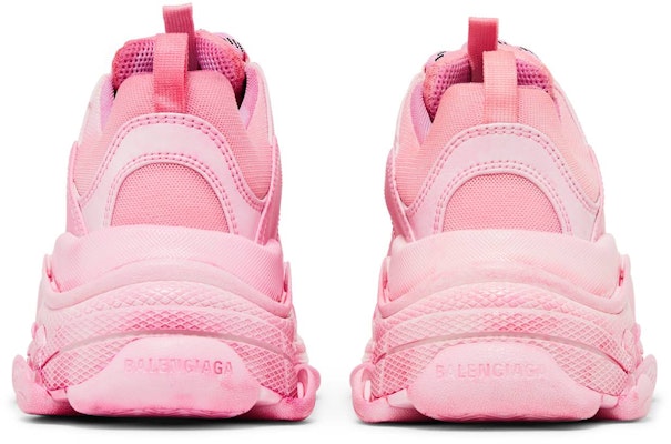 (W) Balenciaga Triple S Sneaker 'DIY - Pink' dalam warna Merah Jambu. 524039W3CS45000 Details for (W) Balenciaga Triple S Sneaker 'DIY - Pink' dalam warna Merah Jambu. 524039W3CS45000