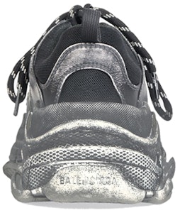 (W) Balenciaga Triple S Sneakers 'Faded Black' Hitam Pudar 524039-W3CN3-1000 Purchase (W) Balenciaga Triple S Sneakers 'Faded Black' Hitam Pudar 524039-W3CN3-1000