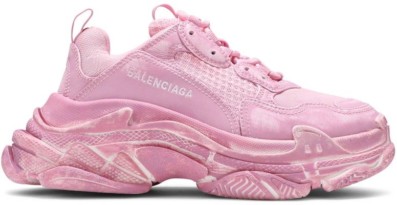 (W) Balenciaga Triple S Sneaker 'Merah Jambu Pudar' 524039W3CN35000 Buy (W) Balenciaga Triple S Sneaker 'Merah Jambu Pudar' 524039W3CN35000