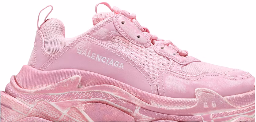 (W) Balenciaga Triple S Sneaker 'Merah Jambu Pudar' 524039W3CN35000 Order (W) Balenciaga Triple S Sneaker 'Merah Jambu Pudar' 524039W3CN35000