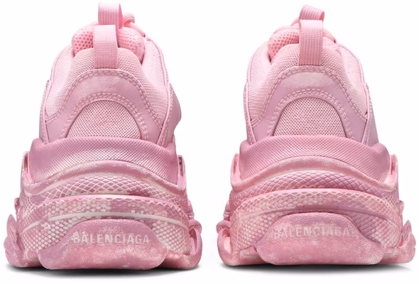 (W) Balenciaga Triple S Sneaker 'Merah Jambu Pudar' 524039W3CN35000 Details for (W) Balenciaga Triple S Sneaker 'Merah Jambu Pudar' 524039W3CN35000