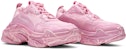 (W) Balenciaga Triple S Sneaker 'Merah Jambu Pudar' 524039W3CN35000