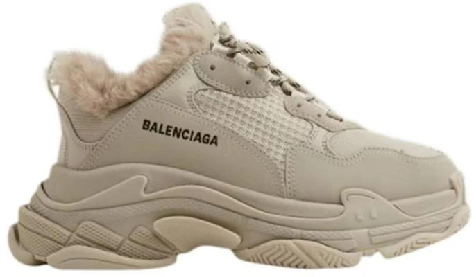 (Women) Balenciaga Triple S Sneaker 'Fake Fur - Beige' 668562-W3CQ5-9710 Order (Women) Balenciaga Triple S Sneaker 'Fake Fur - Beige' 668562-W3CQ5-9710