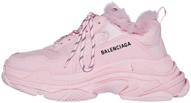 (W) Balenciaga Triple S Sepatu 'Bulu Palsu - Pink' 668562W3CQ55000 Buy (W) Balenciaga Triple S Sepatu 'Bulu Palsu - Pink' 668562W3CQ55000
