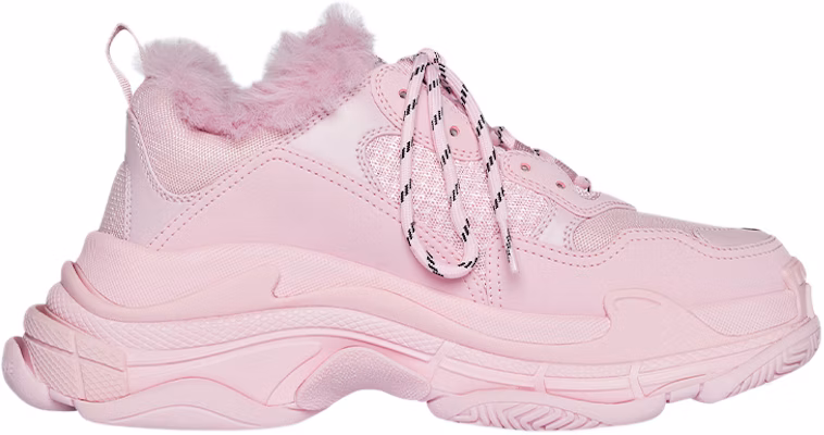 (W) 발렌시아가 트리플 S 핑크 퍼 스니커즈 668562-W3CQ5-5000 Order (W) 발렌시아가 트리플 S 핑크 퍼 스니커즈 668562-W3CQ5-5000