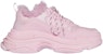 (W) 발렌시아가 트리플 S 핑크 퍼 스니커즈 668562-W3CQ5-5000