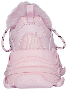 (W) 발렌시아가 트리플 S 스니커즈 '핑크 페이크 퍼' 668562W3CQ55000 Purchase (W) 발렌시아가 트리플 S 스니커즈 '핑크 페이크 퍼' 668562W3CQ55000