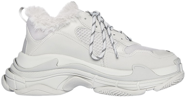 巴黎世家 Triple S 舒適透氣 時尚老爹鞋 女款 灰色 Order 巴黎世家 Triple S 舒適透氣 時尚老爹鞋 女款 灰色