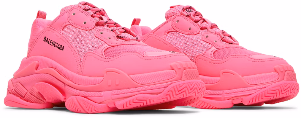 (Women) Balenciaga Triple S Sneaker 'Fluo Pink' 524039-W2CA5-5000 Cheap (Women) Balenciaga Triple S Sneaker 'Fluo Pink' 524039-W2CA5-5000
