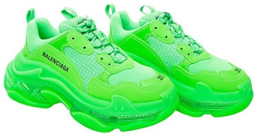 巴黎世家 Triple S 低幫 老爹鞋 女款 綠 Lookbook 巴黎世家 Triple S 低幫 老爹鞋 女款 綠