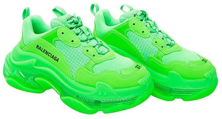 (Women) Balenciaga Triple S Sneaker 'Green' 544351-W2GR1-3801 Lookbook (Women) Balenciaga Triple S Sneaker 'Green' 544351-W2GR1-3801
