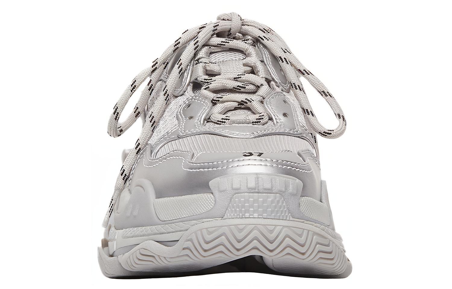 (W) Balenciaga Triple S Sneaker 'Silver' 圖 3