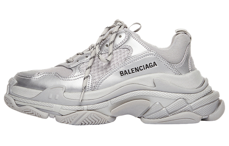(Women) Balenciaga Triple S Sneaker 'Silver'  524039-W2FS2-8100