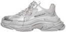 Buy (W) Balenciaga Triple S Sneaker 'Silver' Perak 524039-W2FS2-8100
