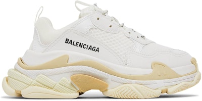 (Women) Balenciaga Triple S Sneaker 'White' 524036-W2CA1-9000 (Women) Balenciaga Triple S Sneaker 'White' 524036-W2CA1-9000