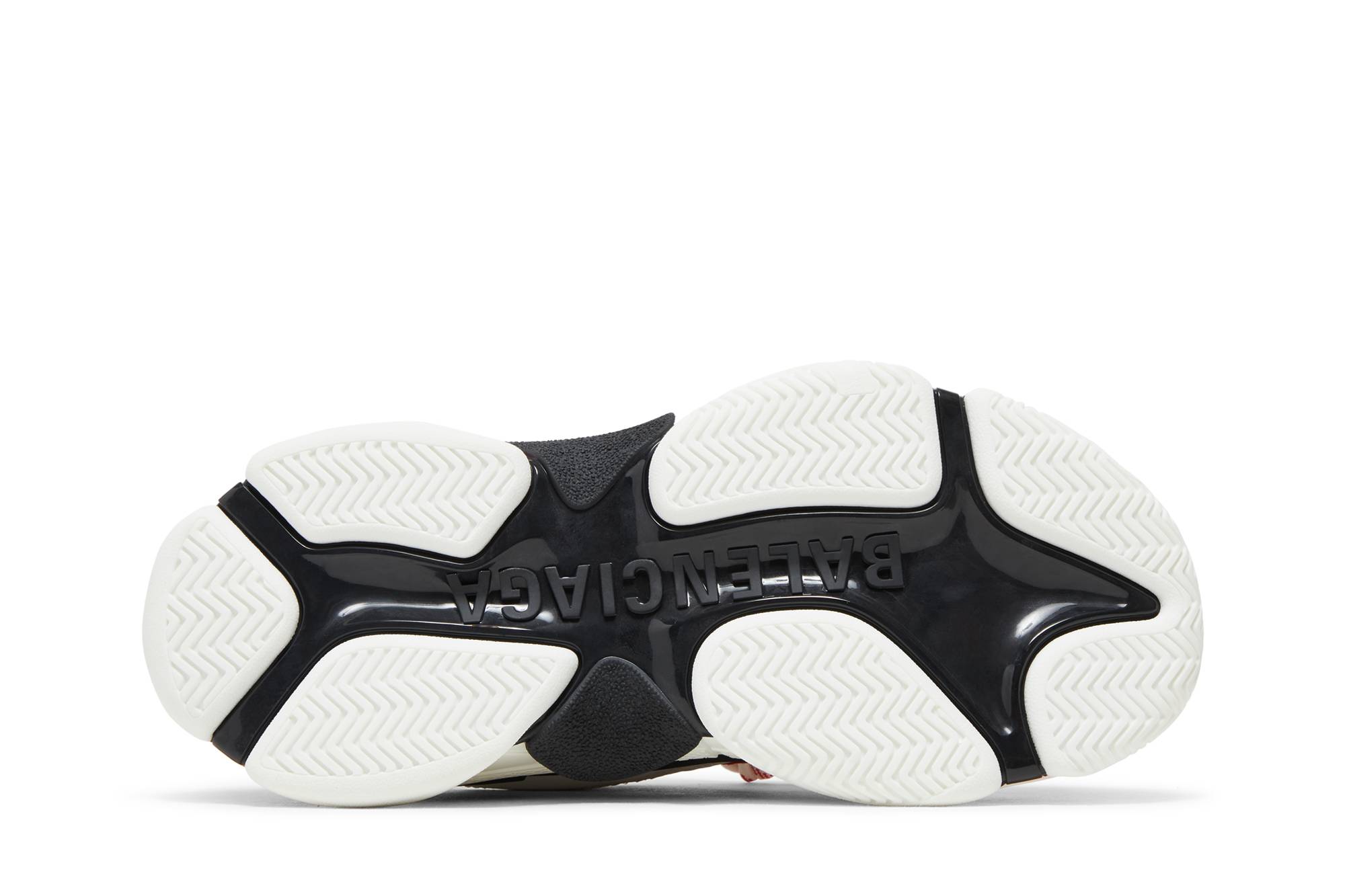 Shop (W) 巴黎世家 Triple S 运动鞋 '白黑红' 524039-W2FW5-1261