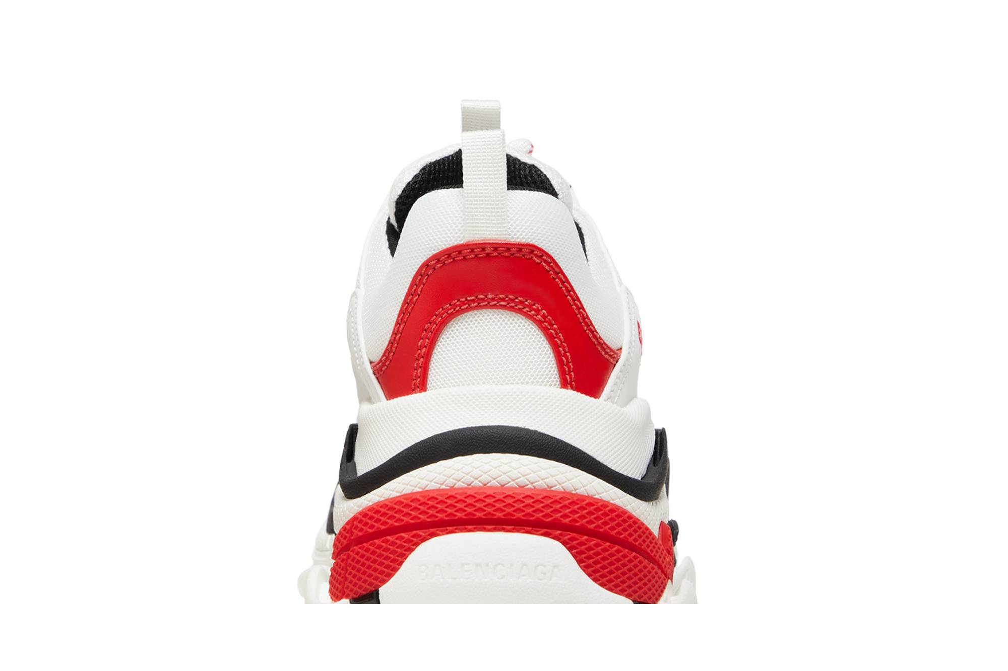 Sizing (W) 巴黎世家 Triple S 运动鞋 '白黑红' 524039-W2FW5-1261