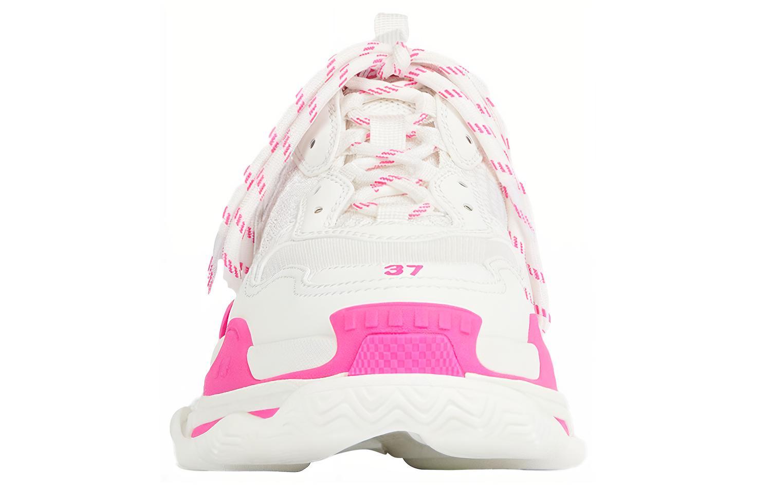 (W) Balenciaga Triple S Sneaker 'White Fluo Pink' 圖 3