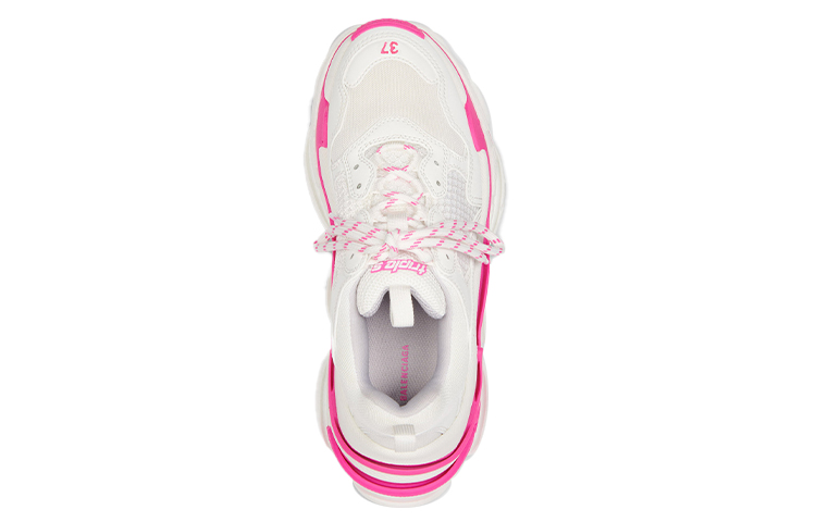(W) Balenciaga Triple S Sneaker 'White Fluo Pink' 圖 4