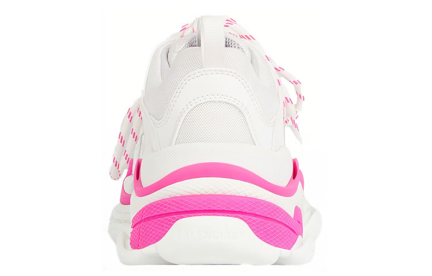 (W) Balenciaga Triple S Sneaker 'White Fluo Pink' 圖 5