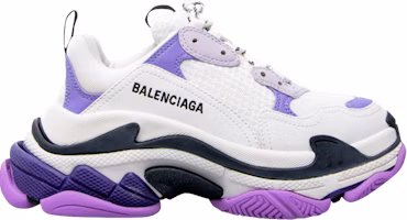 (Women) Balenciaga Triple S Sneaker 'White Lilac' 524039-W09OM-9055 (Women) Balenciaga Triple S Sneaker 'White Lilac' 524039-W09OM-9055