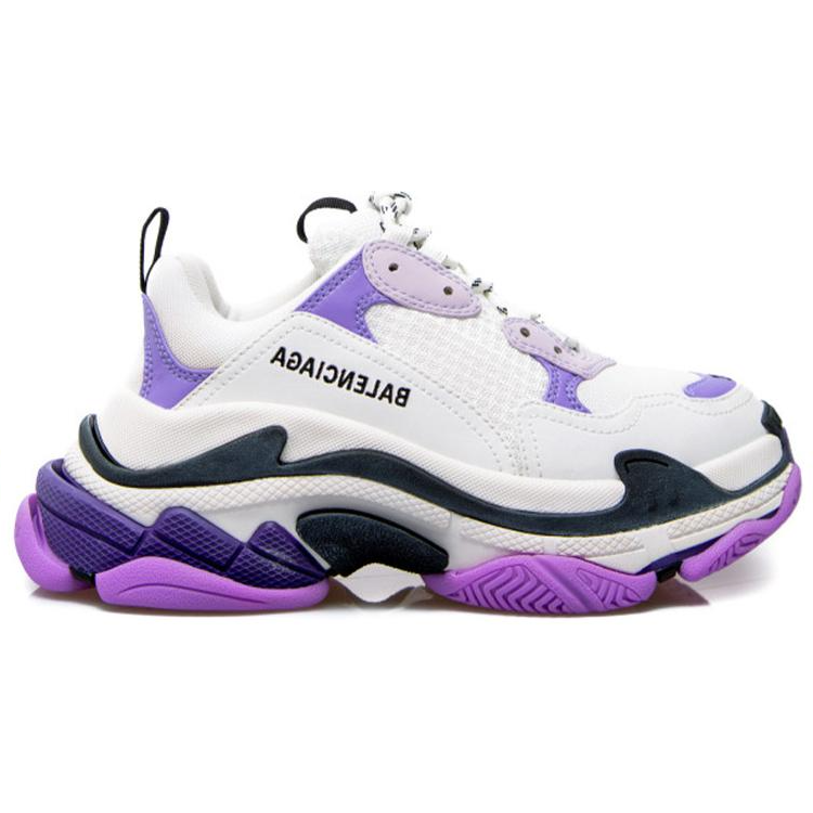 (W) Balenciaga Triple S Sneaker 'White Lilac' 圖 2