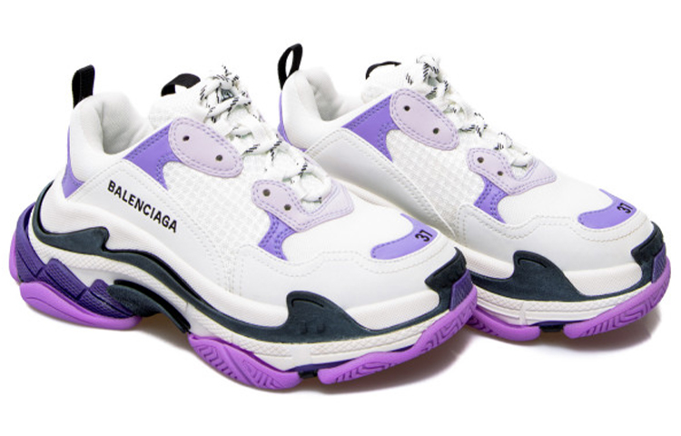 (W) Balenciaga Triple S Sneaker 'White Lilac' 圖 3