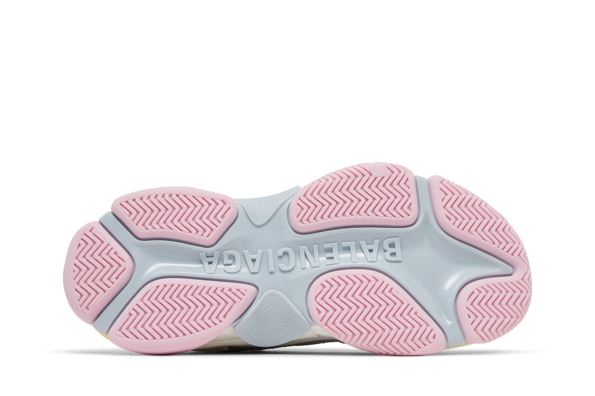 Shop (Women) Balenciaga Triple S Sneaker 'White Multi'  524039-W2FW4-7541