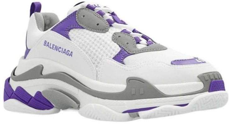 (W) 발렌시아가 트리플 S 스니커즈 '화이트 퍼플' 524039-W2FW5-9551 Lookbook (W) 발렌시아가 트리플 S 스니커즈 '화이트 퍼플' 524039-W2FW5-9551