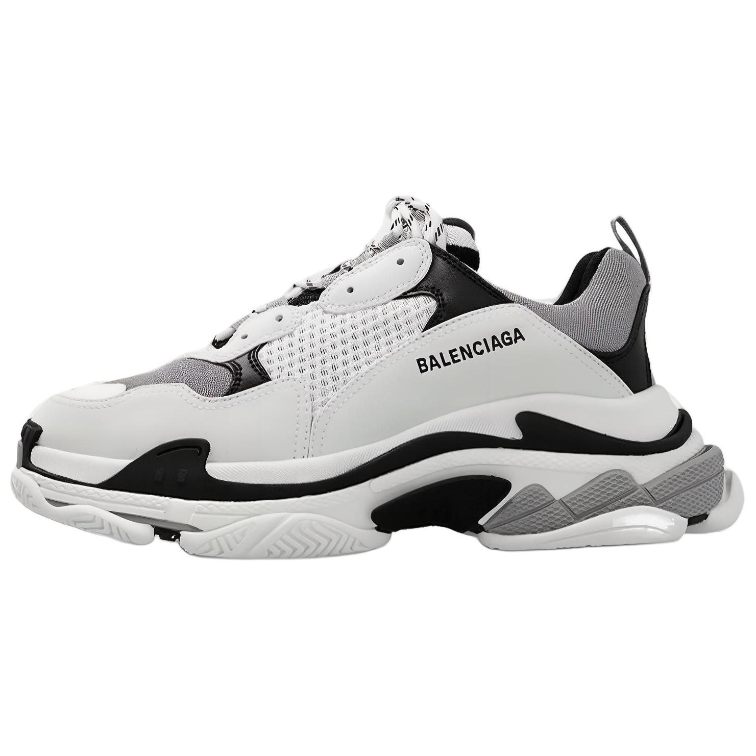 (W) Balenciaga Triple S Sneakers 'White Grey'