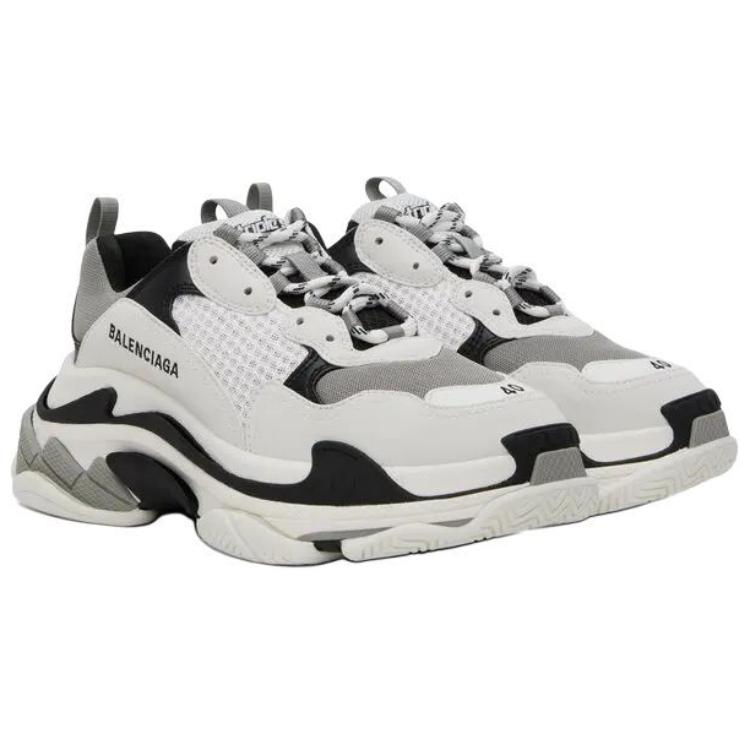 (W) Balenciaga Triple S Sneakers 'White Grey' 圖 4