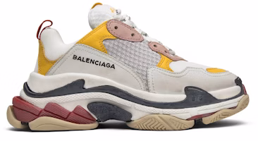 (Women) Balenciaga Triple S Trainer 2018 'White Yellow' 517335-W09O5-9035 (Women) Balenciaga Triple S Trainer 2018 'White Yellow' 517335-W09O5-9035