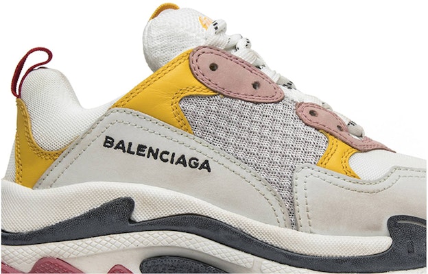 (W) Balenciaga Triple S Trainer 2018 'Putih Kuning' 517335-W09O5-9035 Order (W) Balenciaga Triple S Trainer 2018 'Putih Kuning' 517335-W09O5-9035