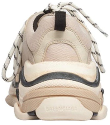 (W) Balenciaga Triple S Trainer 'Beige Hitam' 524039 W09O6 9787 Shop (W) Balenciaga Triple S Trainer 'Beige Hitam' 524039 W09O6 9787