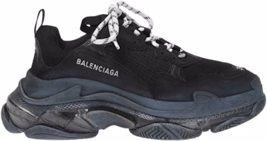(Women) Balenciaga Triple S Trainer 'Black Clear Sole' 544351-W09O1-1000 (Women) Balenciaga Triple S Trainer 'Black Clear Sole' 544351-W09O1-1000