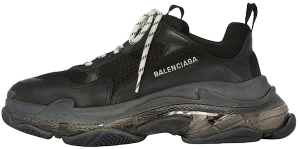 (W) Balenciaga Triple S Trainer 'Hitam Clear Sole' 544351-W09O1-1000 Buy (W) Balenciaga Triple S Trainer 'Hitam Clear Sole' 544351-W09O1-1000