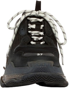 (W) Balenciaga Triple S Trainer 'Hitam Clear Sole' 544351-W09O1-1000 Lookbook (W) Balenciaga Triple S Trainer 'Hitam Clear Sole' 544351-W09O1-1000