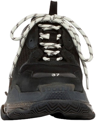 (W) Balenciaga Triple S Trainer 'Tapak Jernih Hitam' 544351-W09O1-1000 Lookbook (W) Balenciaga Triple S Trainer 'Tapak Jernih Hitam' 544351-W09O1-1000