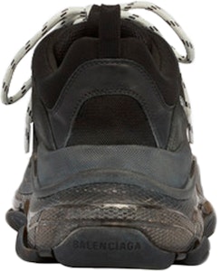 (W) Balenciaga Triple S Trainer 'Hitam Clear Sole' 544351-W09O1-1000 Shop (W) Balenciaga Triple S Trainer 'Hitam Clear Sole' 544351-W09O1-1000