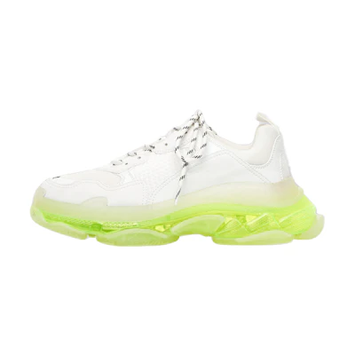 (W) Balenciaga Triple S Trainer 'Clear Sole - White Fluo Yellow'