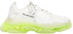 (W) Balenciaga Triple S Trainer 'Tapak Jernih - Putih Fluo Kuning' 544351 W2FR1 9073