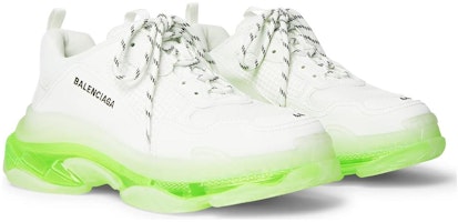 (W) 발렌시아가 트리플 S 트레이너 '클리어 솔 - 화이트 플루오 옐로우' 544351 W2FR1 9073 Lookbook (W) 발렌시아가 트리플 S 트레이너 '클리어 솔 - 화이트 플루오 옐로우' 544351 W2FR1 9073