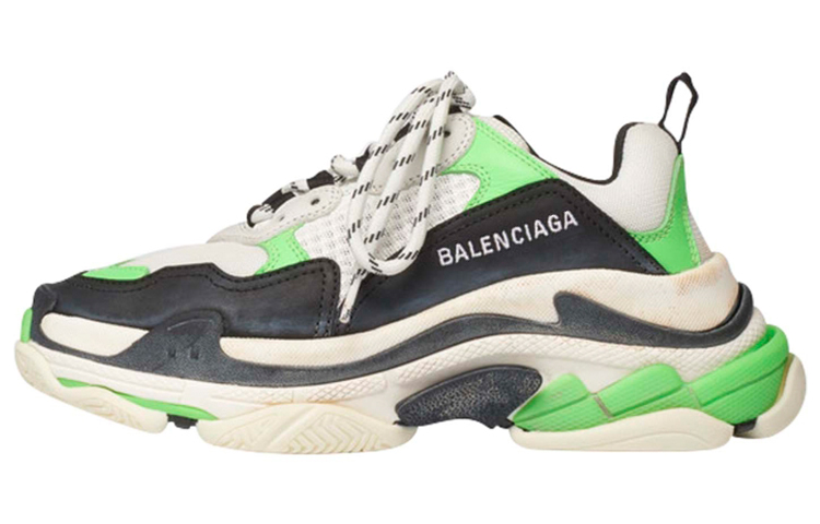 (Women) Balenciaga Triple S Trainer 'Green Fluo'  524039 W09O6 9063