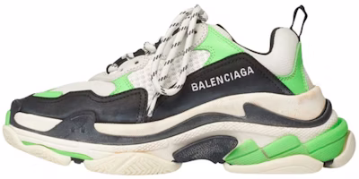 (Women) Balenciaga Triple S Trainer 'Green Fluo' 524039 W09O6 9063 (Women) Balenciaga Triple S Trainer 'Green Fluo' 524039 W09O6 9063
