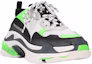 Lookbook (女性) Balenciaga Triple S 運動鞋 '熒光綠' 524039 W09O6 9063