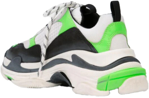 (女性) Balenciaga Triple S 運動鞋 '熒光綠' 524039 W09O6 9063 Purchase (女性) Balenciaga Triple S 運動鞋 '熒光綠' 524039 W09O6 9063
