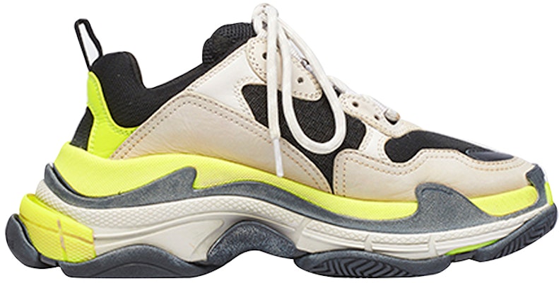 (Women) Balenciaga Triple S Trainer 'Grey Yellow Fluo' 524039 W09OH 1293 Order (Women) Balenciaga Triple S Trainer 'Grey Yellow Fluo' 524039 W09OH 1293