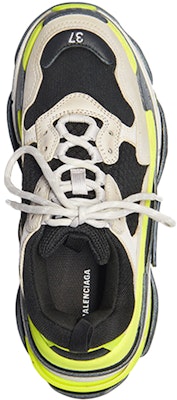 (W) Balenciaga Triple S Trainer 'Abu-Abu Kuning Fluo' 524039W09OH1293 Lookbook (W) Balenciaga Triple S Trainer 'Abu-Abu Kuning Fluo' 524039W09OH1293
