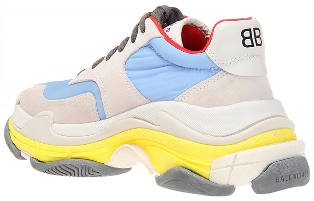 (W) Balenciaga Triple S Trainer 'Kelabu Muda Biru' 524043-W09T2-1218 Lookbook (W) Balenciaga Triple S Trainer 'Kelabu Muda Biru' 524043-W09T2-1218