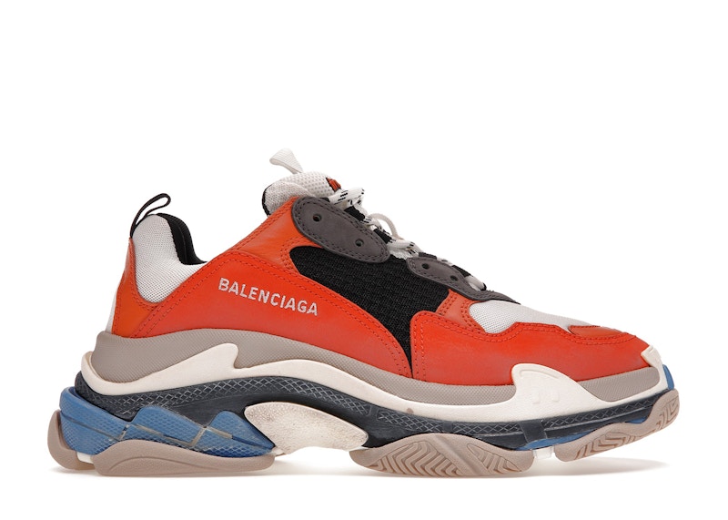 (Women) Balenciaga Triple S Trainer 'Orange'  541640 W09OE 7581